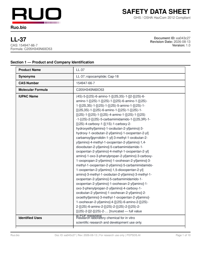 LL-37_SDS